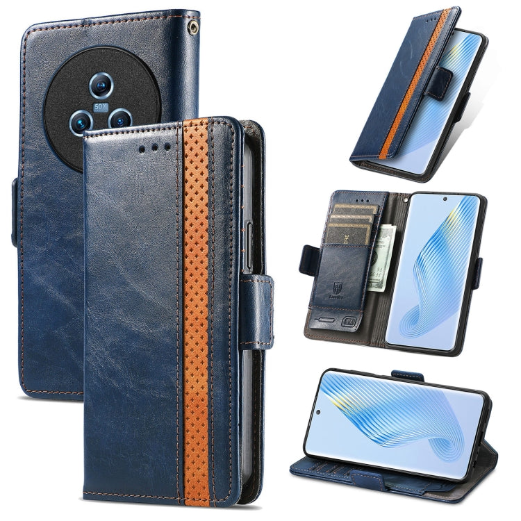 CaseNeo Splicing Dual Magnetic Buckle Leather Phone Case, For Honor Magic5, For Infinix Note 12 G96, For OnePlus Ace 2, For Realme C55