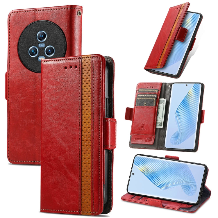 CaseNeo Splicing Dual Magnetic Buckle Leather Phone Case, For Honor Magic5, For Infinix Note 12 G96, For OnePlus Ace 2, For Realme C55