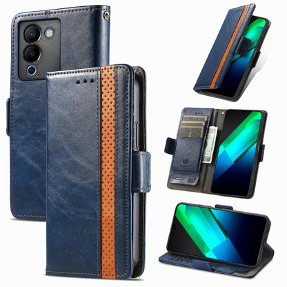 CaseNeo Splicing Dual Magnetic Buckle Leather Phone Case, For Honor Magic5, For Infinix Note 12 G96, For OnePlus Ace 2, For Realme C55