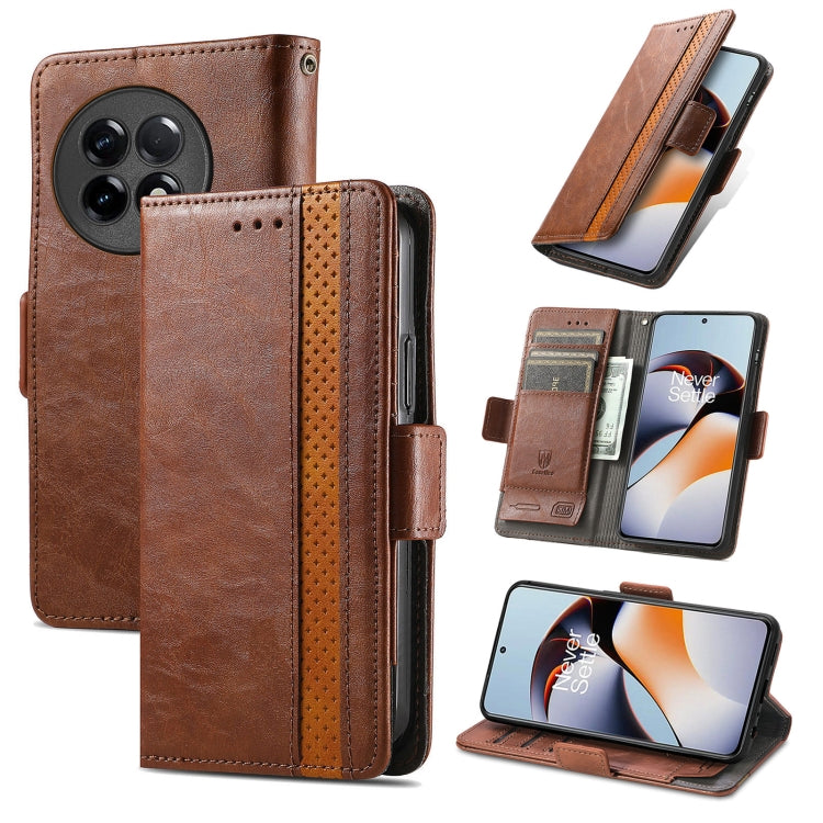 CaseNeo Splicing Dual Magnetic Buckle Leather Phone Case, For Honor Magic5, For Infinix Note 12 G96, For OnePlus Ace 2, For Realme C55
