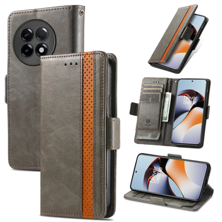 CaseNeo Splicing Dual Magnetic Buckle Leather Phone Case, For Honor Magic5, For Infinix Note 12 G96, For OnePlus Ace 2, For Realme C55