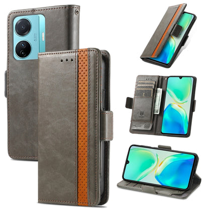 CaseNeo Splicing Dual Magnetic Buckle Leather Phone Case, For Tecno Pova Neo 5G, For vivo S15e, For Xiaomi 13 Lite, For ZTE Blade A52