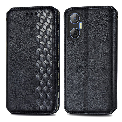 Cubic Grid Pressed Magnetic Leather Phone Case, For Tecno Pova Neo 5G, For vivo S15e, For ZTE Blade A52, For Samsung Galaxy A14 4G