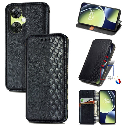 Cubic Grid Pressed Magnetic Leather Phone Case, For OnePlus Nord CE 3 Lite, For OPPO Find X6 Pro, For OPPO Find X6, For Redmi Note 12 Turbo, For Nokia C32