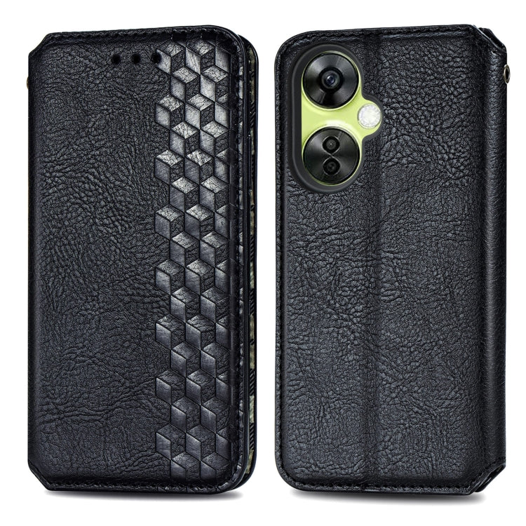 Cubic Grid Pressed Magnetic Leather Phone Case, For OnePlus Nord CE 3 Lite, For OPPO Find X6 Pro, For OPPO Find X6, For Redmi Note 12 Turbo, For Nokia C32
