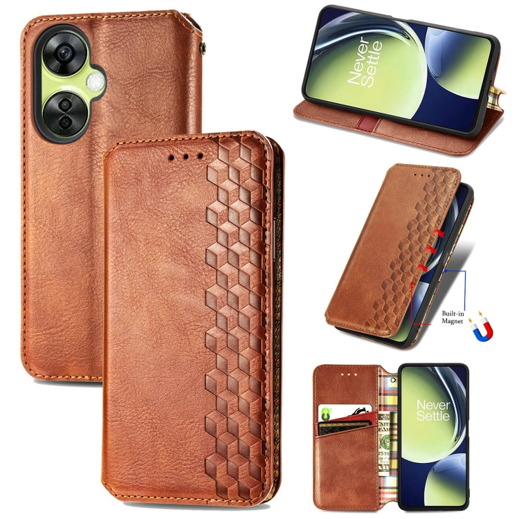 Cubic Grid Pressed Magnetic Leather Phone Case, For OnePlus Nord CE 3 Lite, For OPPO Find X6 Pro, For OPPO Find X6, For Redmi Note 12 Turbo, For Nokia C32