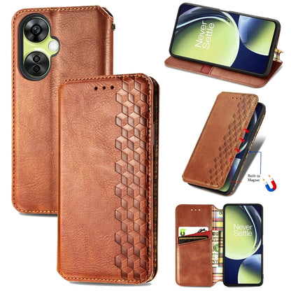 Cubic Grid Pressed Magnetic Leather Phone Case, For OnePlus Nord CE 3 Lite, For OPPO Find X6 Pro, For OPPO Find X6, For Redmi Note 12 Turbo, For Nokia C32