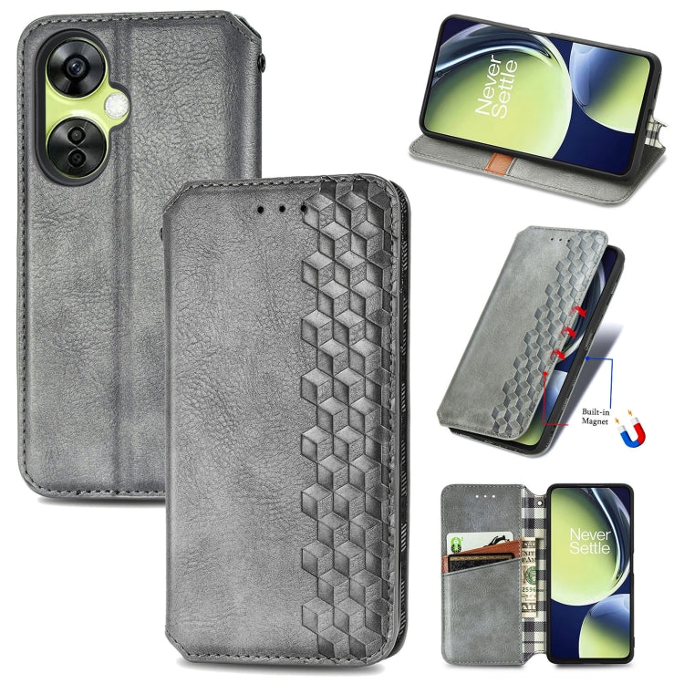 Cubic Grid Pressed Magnetic Leather Phone Case, For OnePlus Nord CE 3 Lite, For OPPO Find X6 Pro, For OPPO Find X6, For Redmi Note 12 Turbo, For Nokia C32