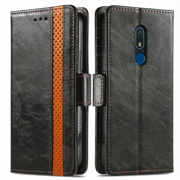 CaseNeo Splicing Dual Magnetic Buckle Leather Phone Case, For Nokia C3, For OnePlus Nord CE 3 Lite, For OPPO Find X6 Pro, For OPPO Find X6