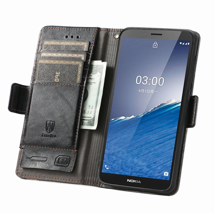 CaseNeo Splicing Dual Magnetic Buckle Leather Phone Case, For Nokia C3, For OnePlus Nord CE 3 Lite, For OPPO Find X6 Pro, For OPPO Find X6