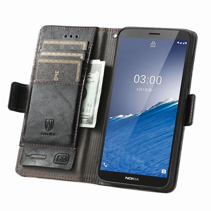 CaseNeo Splicing Dual Magnetic Buckle Leather Phone Case, For Nokia C3, For OnePlus Nord CE 3 Lite, For OPPO Find X6 Pro, For OPPO Find X6