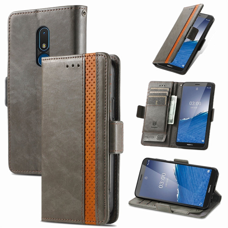 CaseNeo Splicing Dual Magnetic Buckle Leather Phone Case, For Nokia C3, For OnePlus Nord CE 3 Lite, For OPPO Find X6 Pro, For OPPO Find X6