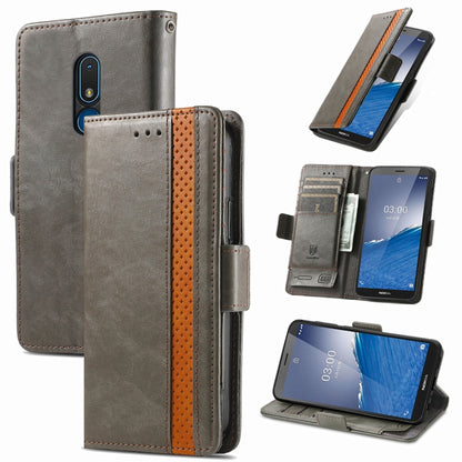 CaseNeo Splicing Dual Magnetic Buckle Leather Phone Case, For Nokia C3, For OnePlus Nord CE 3 Lite, For OPPO Find X6 Pro, For OPPO Find X6
