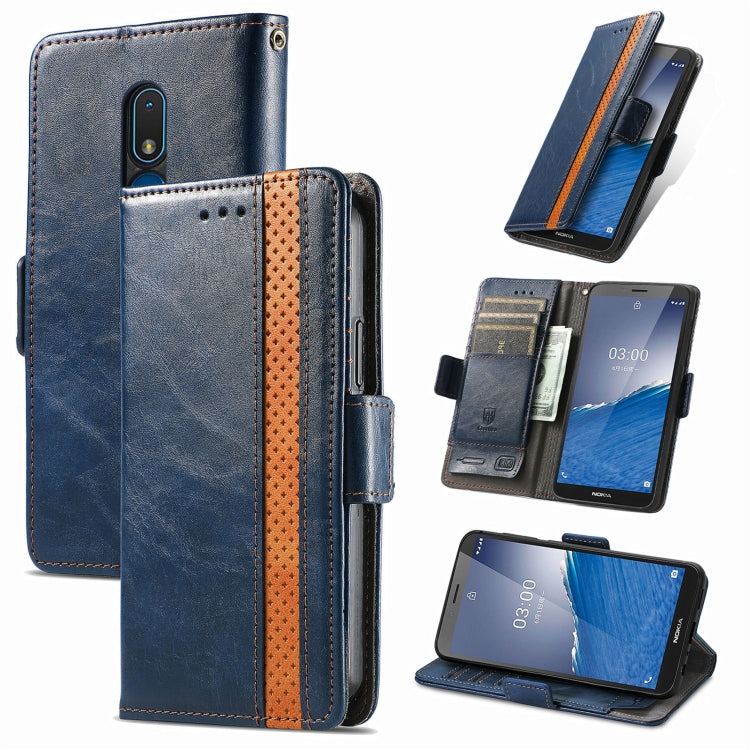 CaseNeo Splicing Dual Magnetic Buckle Leather Phone Case, For Nokia C3, For OnePlus Nord CE 3 Lite, For OPPO Find X6 Pro, For OPPO Find X6