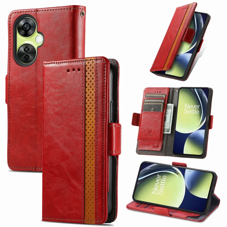CaseNeo Splicing Dual Magnetic Buckle Leather Phone Case, For Nokia C3, For OnePlus Nord CE 3 Lite, For OPPO Find X6 Pro, For OPPO Find X6