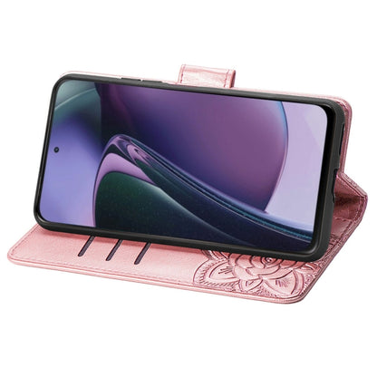 Butterfly Love Flower Embossed Leather Phone Case, For Motorola Moto G Stylus 5G 2023, For Nokia C3, For OnePlus Nord CE 3 Lite