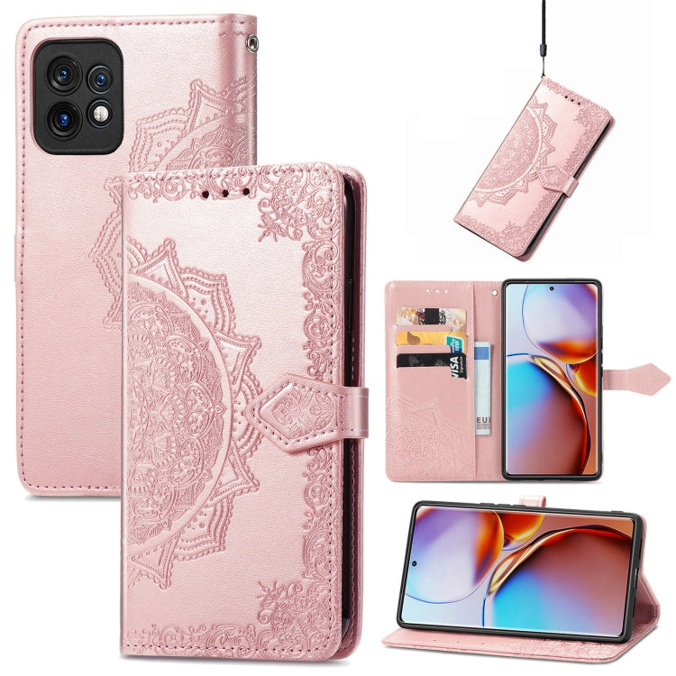 Mandala Flower Embossed Leather Phone Case, For Motorola Moto X40, For OnePlus Nord CE 3 Lite, For OPPO Find X6 Pro, For OPPO Find X6