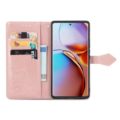 Mandala Flower Embossed Leather Phone Case, For Motorola Moto X40, For OnePlus Nord CE 3 Lite, For OPPO Find X6 Pro, For OPPO Find X6
