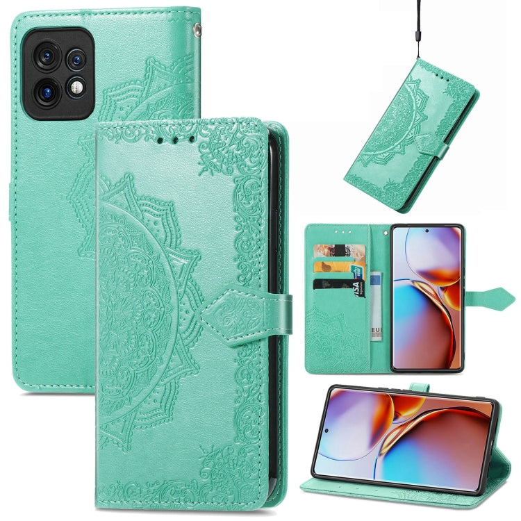Mandala Flower Embossed Leather Phone Case, For Motorola Moto X40, For OnePlus Nord CE 3 Lite, For OPPO Find X6 Pro, For OPPO Find X6