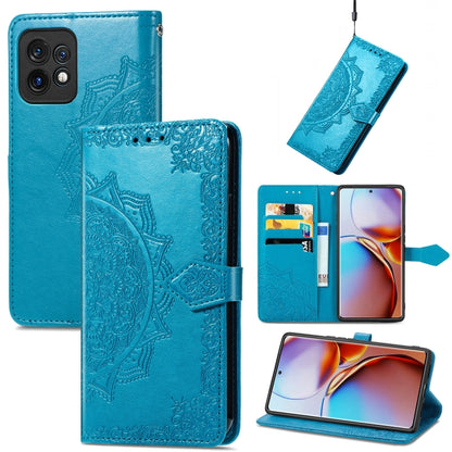 Mandala Flower Embossed Leather Phone Case, For Motorola Moto X40, For OnePlus Nord CE 3 Lite, For OPPO Find X6 Pro, For OPPO Find X6