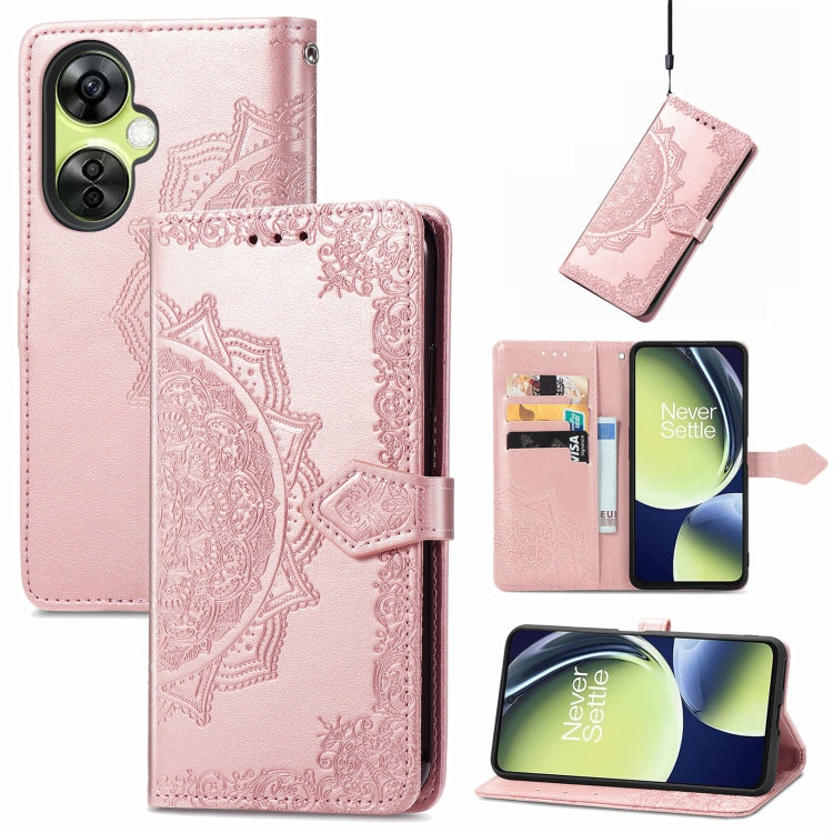 Mandala Flower Embossed Leather Phone Case, For Motorola Moto X40, For OnePlus Nord CE 3 Lite, For OPPO Find X6 Pro, For OPPO Find X6