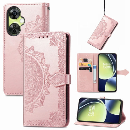 Mandala Flower Embossed Leather Phone Case, For Motorola Moto X40, For OnePlus Nord CE 3 Lite, For OPPO Find X6 Pro, For OPPO Find X6