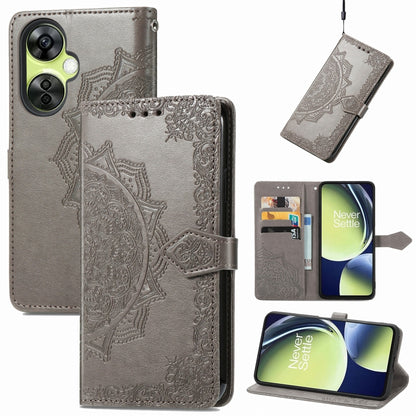 Mandala Flower Embossed Leather Phone Case, For Motorola Moto X40, For OnePlus Nord CE 3 Lite, For OPPO Find X6 Pro, For OPPO Find X6