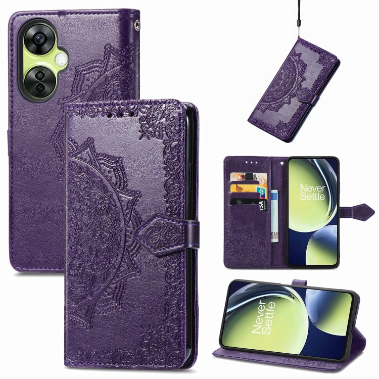 Mandala Flower Embossed Leather Phone Case, For Motorola Moto X40, For OnePlus Nord CE 3 Lite, For OPPO Find X6 Pro, For OPPO Find X6