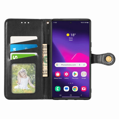 Retro Solid Color Buckle Leather Phone Case, For Galaxy S24 Ultra 5G, For Galaxy S24+ 5G, For Galaxy S24 5G, For Galaxy A15