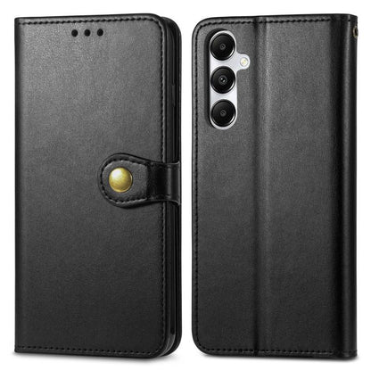 Retro Solid Color Buckle Leather Phone Case, For Galaxy A27 5G, For Galaxy S25 5G, For Galaxy S25+ 5G, For Galaxy S25 Ultra 5G