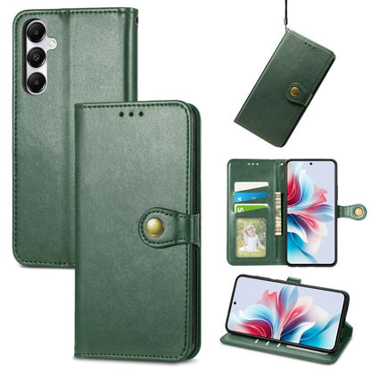 Retro Solid Color Buckle Leather Phone Case, For Galaxy A27 5G, For Galaxy S25 5G, For Galaxy S25+ 5G, For Galaxy S25 Ultra 5G