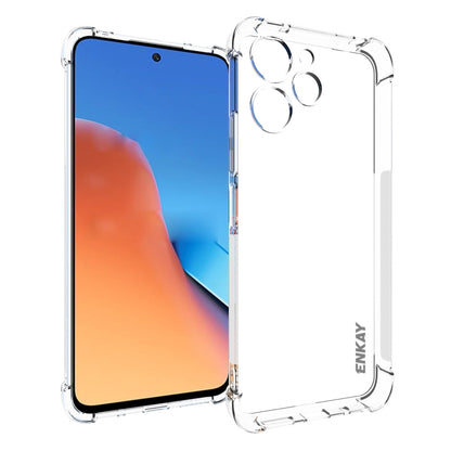 ENKAY Hat-Prince Transparent TPU Shockproof Phone Case, For Redmi K70 Pro, For Xiaomi 13T 5G, For Redmi 12 4G Global, For Redmi Note 12S, For Xiaomi Civi 3 5G, For Redmi Note 17 Pro+ / Max Global 163.4mm, For Redmi 17 4G / 5G Global 170mm              ...