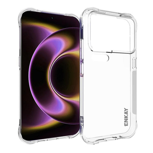 ENKAY Hat-Prince Transparent TPU Shockproof Phone Case, For Xiaomi 18 Pro Max 5G, For Xiaomi 18 Pro 5G, For Redmi Note 17 Pro 5G Global 163.5mm, For Xiaomi Poco M8 Power 5G, For Xiaomi Poco F9 Ultra 5G, For Xiaomi Poco F9 Pro 5G, For Xiaomi 17T Pro 5G ...