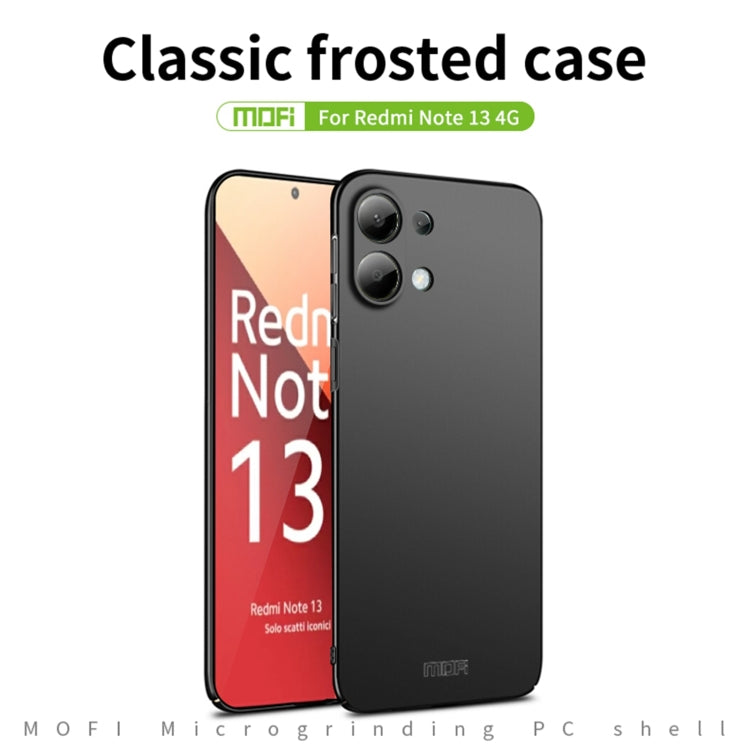MOFI Micro-Frosted PC Ultra-thin Hard Phone Case, For Xiaomi Redmi Note 13 4G, For Xiaomi 14 Ultra, For Xiaomi 14 Pro, For Xiaomi 14, For Xiaomi Redmi Note 13 5G, For Xiaomi Redmi Note 13 Pro+, For Xiaomi Redmi Note 13 Pro 5G, For Xiaomi Redmi Note 12S