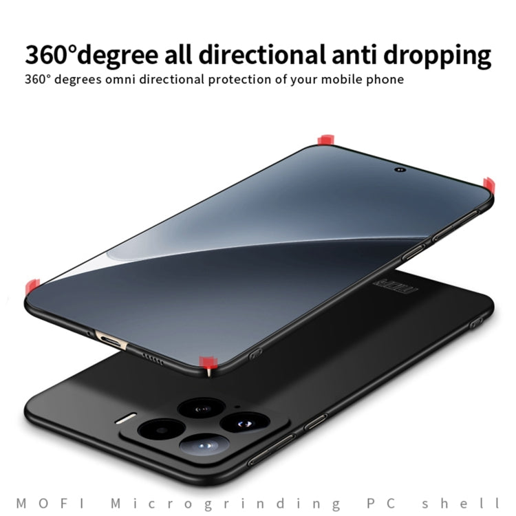 MOFI Micro-Frosted PC Ultra-thin Hard Phone Case, For Xiaomi 15, For Xiaomi Redmi Note 14 Pro+, For Xiaomi 14T Pro, For Xiaomi 14T, For Xiaomi Poco F6 Pro, For Xiaomi Poco F6 / Redmi Turbo 3, For Xiaomi Civi 4 Pro, For Xiaomi Redmi Note 13 Pro 4G