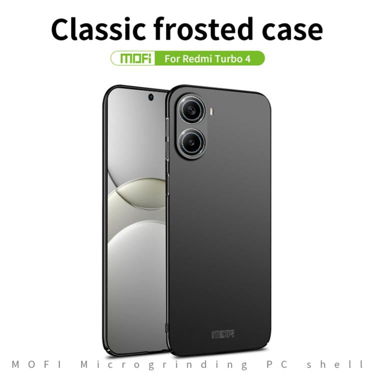 MOFI Micro-Frosted PC Ultra-thin Hard Phone Case, For Xiaomi Redmi Turbo 4 / Poco X7 Pro, For Xiaomi Redmi K80 Pro, For Xiaomi Redmi K80, For Xiaomi Redmi Note 14 Pro 5G, For Xiaomi Redmi Note 14 Pro 4G, For Xiaomi Redmi Note 14 4G 163.25mm            ...