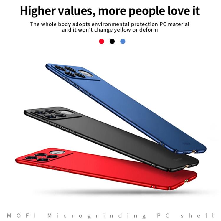 MOFI Micro-Frosted PC Ultra-thin Hard Phone Case, For Redmi K90 Max 5G, For Redmi Turbo 5 Max 5G, For Redmi Turbo 5 / Poco X8 Pro, For Xiaomi 17 Pro Max, For Xiaomi 17 Pro, For Xiaomi 17, For Redmi A5 4G 171.7mm, For Xiaomi Redmi Turbo 4 Pro