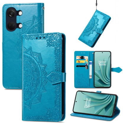 Mandala Flower Embossed Leather Phone Case, For OnePlus Ace 2v, For OnePlus  Nord 3