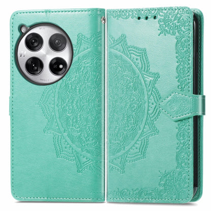 Mandala Flower Embossed Leather Phone Case, For OnePlus Ace 6 Ultra, For OnePlus Ace 3, For OnePlus 12R, For OnePlus 12