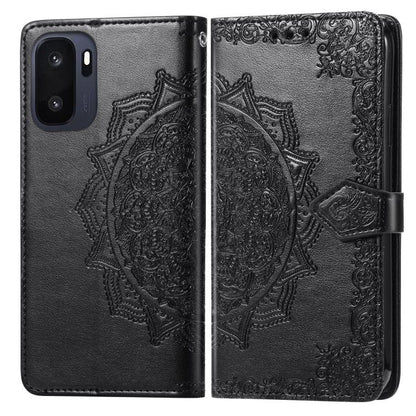 Mandala Flower Embossed Leather Phone Case, For OnePlus Ace 6 Ultra, For OnePlus Ace 3, For OnePlus 12R, For OnePlus 12