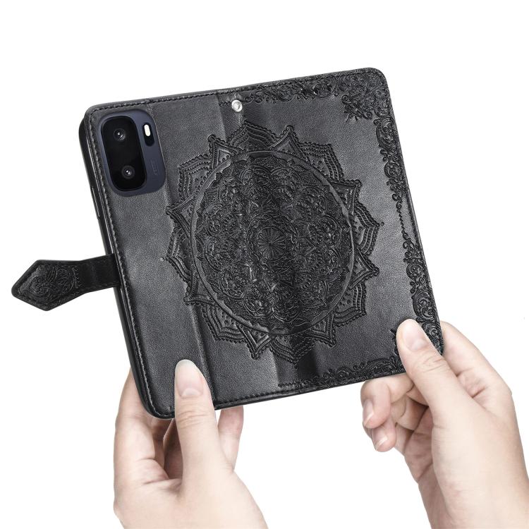 Mandala Flower Embossed Leather Phone Case, For OnePlus Ace 6 Ultra, For OnePlus Ace 3, For OnePlus 12R, For OnePlus 12
