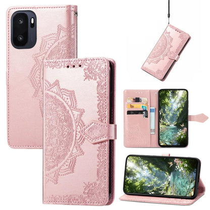 Mandala Flower Embossed Leather Phone Case, For OnePlus Ace 6 Ultra, For OnePlus Ace 3, For OnePlus 12R, For OnePlus 12