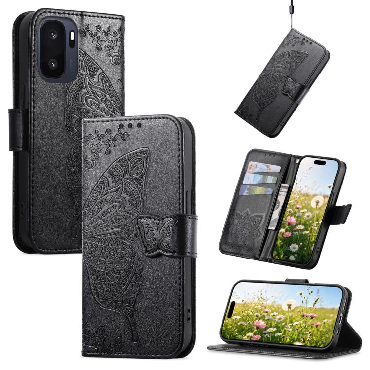 Butterfly Love Flower Embossed Leather Phone Case, For Oneplus Ace 6 Ultra, For OnePlus Nord 4, For OnePlus Ace 3