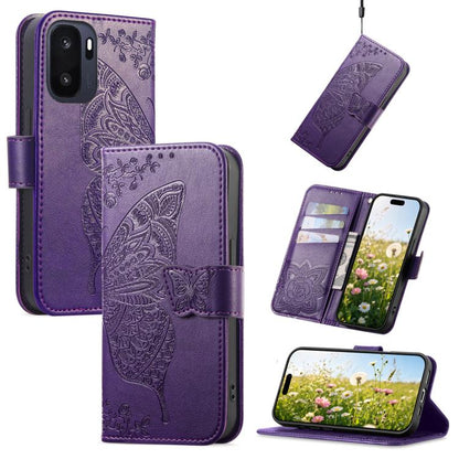 Butterfly Love Flower Embossed Leather Phone Case, For Oneplus Ace 6 Ultra, For OnePlus Nord 4, For OnePlus Ace 3