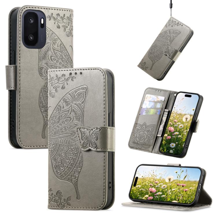 Butterfly Love Flower Embossed Leather Phone Case, For Oneplus Ace 6 Ultra, For OnePlus Nord 4, For OnePlus Ace 3