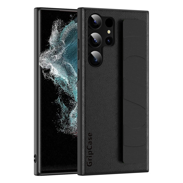 Skin Elastic Wrist Grip Back Cover Phone Case, For Samsung Galaxy S23 5G, For Samsung Galaxy S22 Ultra 5G, For Samsung Galaxy S22 5G, For Samsung Galaxy S22+ 5G