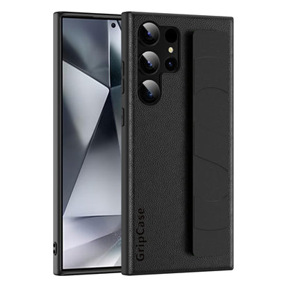 Skin Elastic Wrist Grip Back Cover Phone Case, For Samsung Galaxy S25 5G, For Samsung Galaxy S25+ 5G, For Samsung Galaxy S25 Ultra 5G, For Samsung Galaxy S24 Ultra 5G