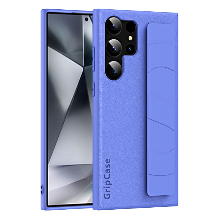 Skin Elastic Wrist Grip Back Cover Phone Case, For Samsung Galaxy S25 5G, For Samsung Galaxy S25+ 5G, For Samsung Galaxy S25 Ultra 5G, For Samsung Galaxy S24 Ultra 5G