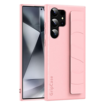 Skin Elastic Wrist Grip Back Cover Phone Case, For Samsung Galaxy S25 5G, For Samsung Galaxy S25+ 5G, For Samsung Galaxy S25 Ultra 5G, For Samsung Galaxy S24 Ultra 5G