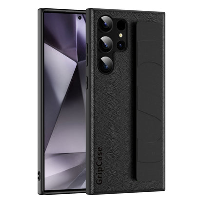 Skin Elastic Wrist Grip Back Cover Phone Case, For Samsung Galaxy S25 5G, For Samsung Galaxy S25+ 5G, For Samsung Galaxy S25 Ultra 5G, For Samsung Galaxy S24 Ultra 5G